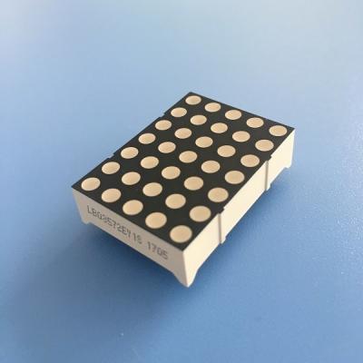 China Display LED de matriz DOT de 3 mm de color amarillo súper brillante para señales móviles / tableros de mensajes en venta