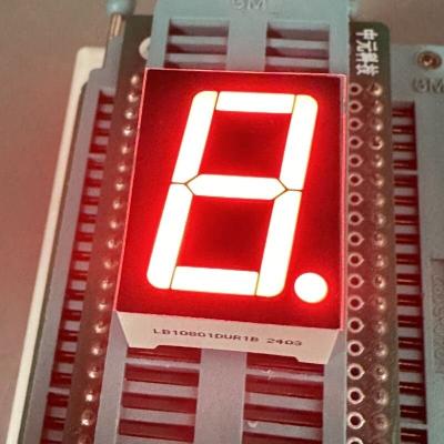 중국 극 밝은 빨간색 단자리 0.8인치 7 세그먼트 LED 디스플레이 디지털 표시기용 공동 카토드 판매용