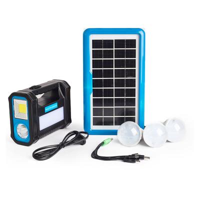 China DC 5V 10w Residential Solar Panel Charging LED Light Home Indoor Camping Portable Solar Power Lighting System For Outdoor Housing for sale