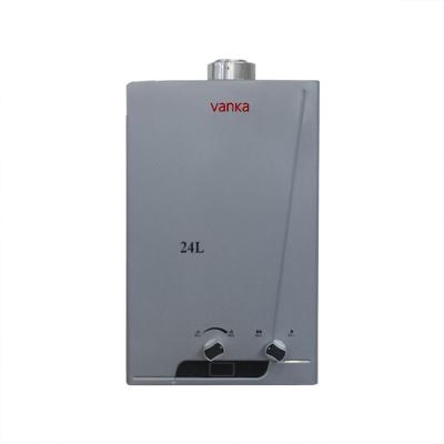 China 24L Tankless Gas Water Heater Instant Hot Water LPG Natural Gas Portable Design for sale