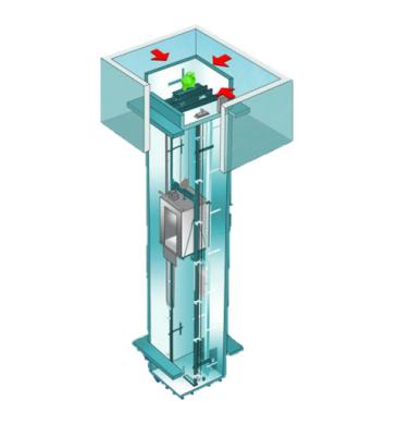 China SRH Contemporary Passenger Elevator Up To 26 Person Capacity 1-4 m/s Speed Residential Buildings Lifting Solutions For Apartment Etc. hotel for sale