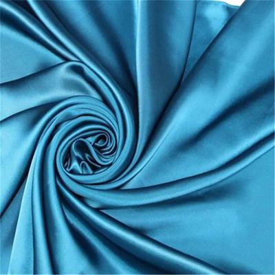 China Organic China Wholesale 100% Pure Silk Satin Fabric Women Men Shirt Blouses Duchess Satin Shiny Fabric for Cloth Dress for sale