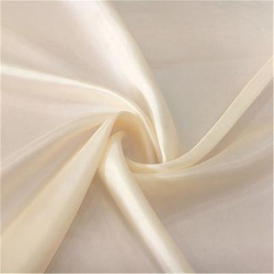 China Organic 100% Pure Great Natural Dyeing Silk Habotai Fabric for Lady Garment Lining and Party Dress for sale