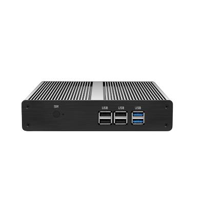 중국 인텔 셀레론 프로세서 미니 컴퓨터 블랙 체시 DDR3 8GB RAM 가정용 판매용