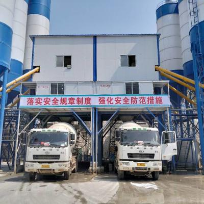 China HZS180 Betonmischanlage JS3000 Zweiwellenmischer mit 180 m3/h Produktivität für einen reibungslosen Betrieb zu verkaufen