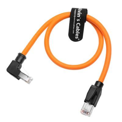China Alvin's Kabels Cat6 Shielded RJ45 Kabel 32.8ft Up Angle voor PLC Robotics Te koop