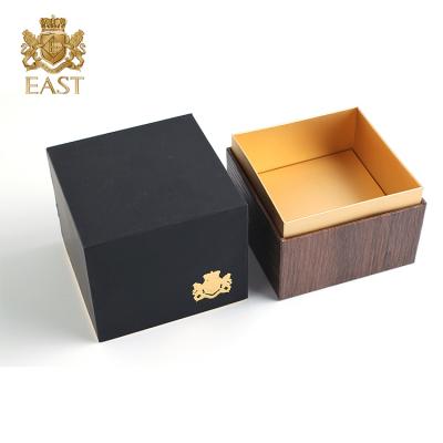 China Recycled Materials OEM Small Luxury Wooden Gift Packaging Embossed Gift Box, Perfume Wooden Rigid Box, Gift Box Packaging Luxury for sale