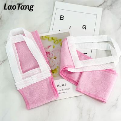 China EXFOLIATING Exfoliating Tissue Natural Squishy Body Back Easily Scrub Your Back Bathing Back Sponge Scrubber Brush for sale