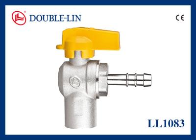 China El conector femenino PTFE de la manguera de X sella las válvulas de gas de cobre amarillo en venta