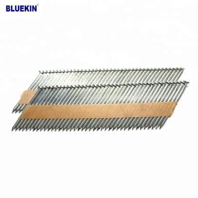China Flatbed 34 Degree 3.33*90mm Galvanized Collated Strip Paper Framing Nails for sale