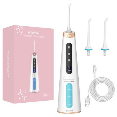 China Superoxide Water Oral Irrigator Cordless 300ML With Three Mode for sale