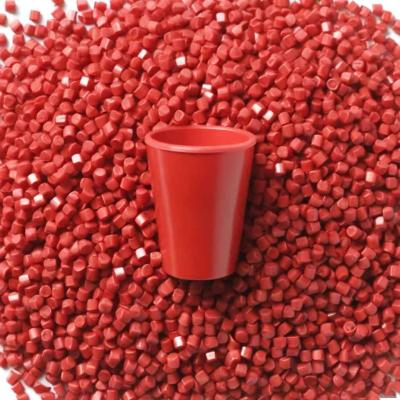 China Bright Red Plastic Color Concentrate PC ABS Masterbatch Pellets Odm for sale