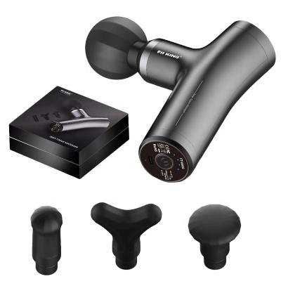 China 2021 KING 2021 Custom Logo FIT Muscle Gun Muscle 30 Speed Massager Model Gun Mini Body and Pro Pain Relief Portable Deep Tissue Massager for sale
