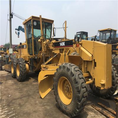 China Construction works cheap price used motor grader 140K in good condition for sale