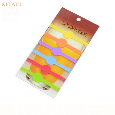 China Customized hot sale colorful eco-friendly fashion products silicone rubber belt for glass bottle for sale