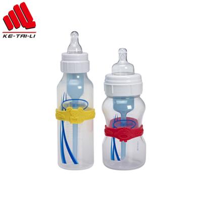 China Waterproof Food Grade Silicone Water Bottle Band With Bottle Label for sale