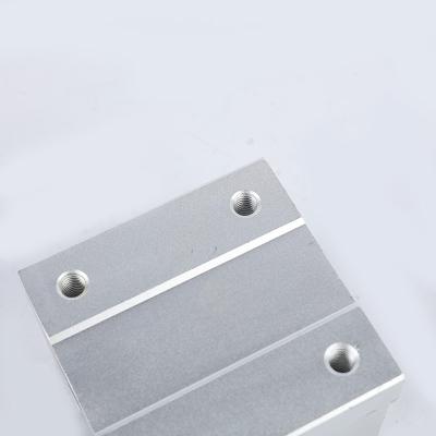 China CNC machining parts best quality and cheap price SBR20UU aluminum sliding unit from SHAC china factory for CNC machine for sale