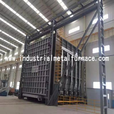 China 1200 Degree Natural Gas Heat Treatment Car Bottom Furnace Bogie Type Heat Treatment for sale