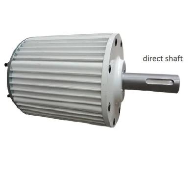China Stainless Steel DC 100W Low Speed Permanent Magnet Motor Turbine Wind Power Generator Low RPM Free Standing 1Kw Alternator Permanent Magnet Generator for sale