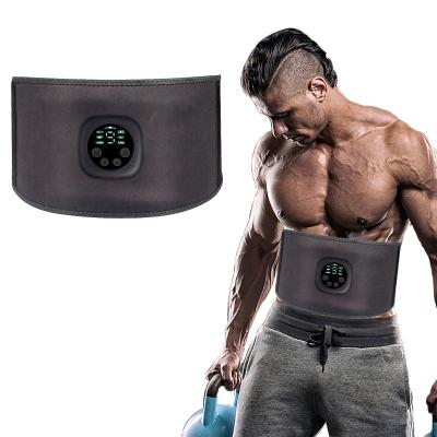 China Body Slimming LED Display Stimulator Abdominal Muscle Sticker Waist Training EMS Electric Muscle Stimulator for sale