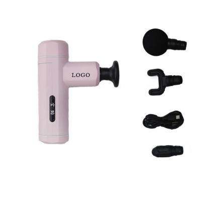 China Mini Booster Gun Deep Drop Percussion Vibration Massage Gun Massage Gun Vibration Boarding Electric Handheld Massage Gun 2021 for sale