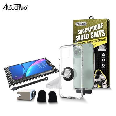 China Atouchbo Kingkong Mobile Phone Shockproof Shockproof Shield Mobile Phone Back Covers And Screen Protector 1 Set 10 Accessories for sale