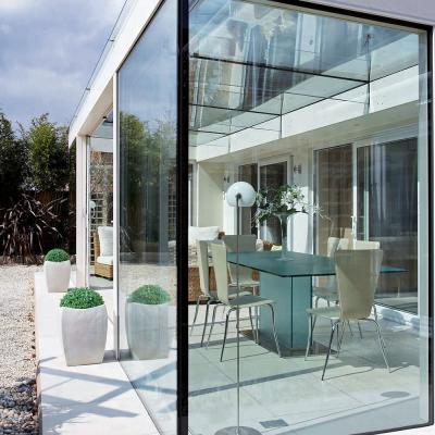 China GaoMing insulating glass prefab aluminum glass house sunroom conservatory for sale