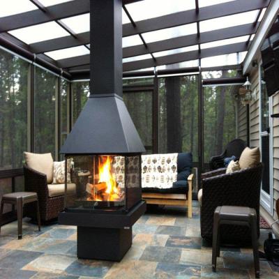 China Steel+aluminum+glass Customized Small Glass House System Glass House Design for sale