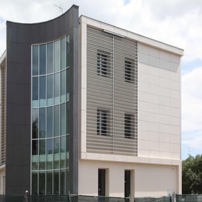 China Hotel Gaoming U-profiled glass door casement glass construction aluminum windows for sale