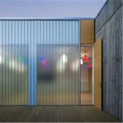 China Modern U Shape Glass Tube / U Profile Glass For Curtain Wall for sale