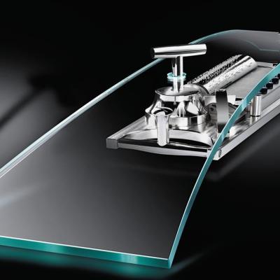 China GaoMing Customized Glass Flooring Acid Etched Glass Laminated Tempered Glass Glass for sale