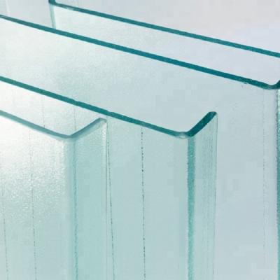 China GaoMing Heat Absorbing Glass Single Install U Channel Glass U Profile Glass Price 1833 for sale
