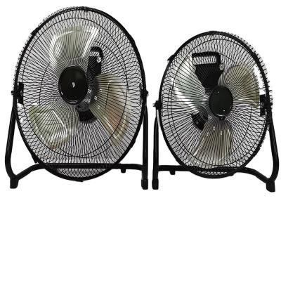 China high speed & Living Room Low Noise Adjustable Loud Wind Metal Floor Fan Durable PortableTable Fan with 3 Speed Control for sale