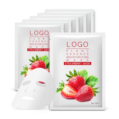 Китай Vegan Paraben маски листа заботы кожи коллагена клубники свободный многофункциональный продается