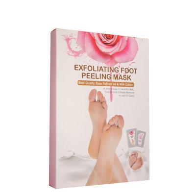 Китай Носки ODM которые слезают Exfoliating мертвой кожи розовый кормя для всех типов кожи продается