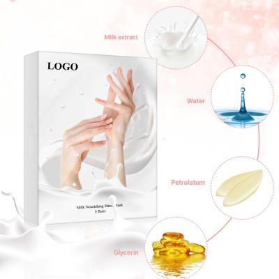 Китай Перчатки руки коллагена Moisturizing настоянное молоко ISO22716 козы одобрили продается