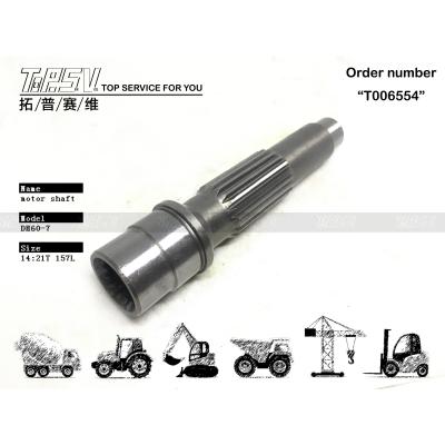 China XKAY-00565 Black Other R60-7 Excavator Travel Motor Shaft View Image for High Durability in Heavy Duty for sale