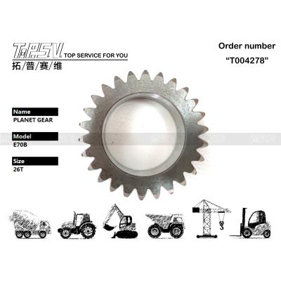 China Forging Technique E70B Excavator Swing 2 Stage Planetary Gear With Depend On Packing Type QTY Packing Size And Gear Meshing Installation for sale