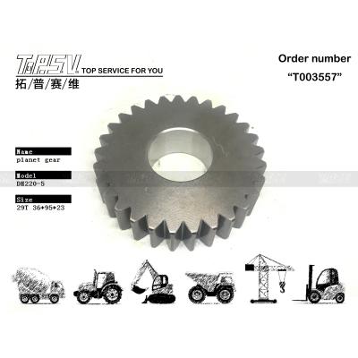 China Installation Gear Meshing DH220-5 Excavator Swing 1 Stage Planet Gear Motor Steel Construction for sale
