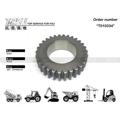 China Black Color and Performance PC10 Excavator Travel 2 Stage Planetary Gear for sale