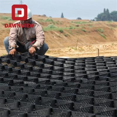 China Dawnview China Manufacturer Industrial HDPE Grass Pad Paver 150mm Geocell For Retaining Wall for sale