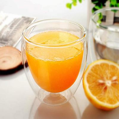 China Borosilicate Glass Coffee Mug Viable Double Wall Beer Glass for sale