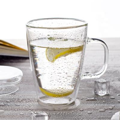 China Custom Made Cute Transparent Reusable Double Layer Vacuum Turkey Thermal Disposable Coffee Cups Set for sale