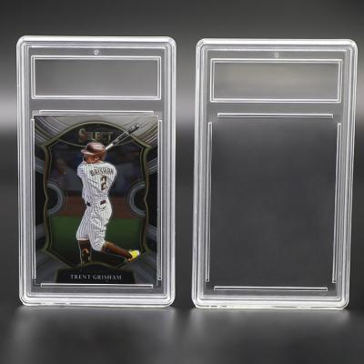 China Protect Storage Push Monday Sports Card Magic Gathering Panini NBA Hoops Trading Card Slab Mons Yojioh Baseball Gathered Sports Rated Display Stand PSA Card Slab Map for sale