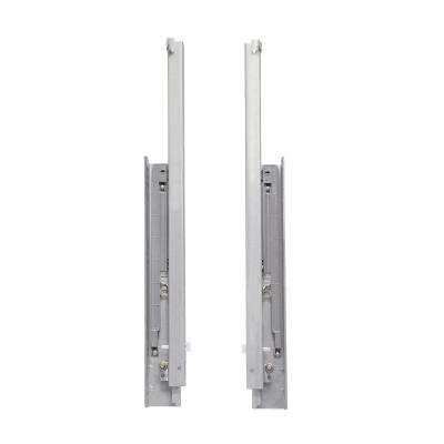 China Half Precise Fit Extension Drawer Slide 10-24 In Inch Buffer Concealed Slide Rail for sale