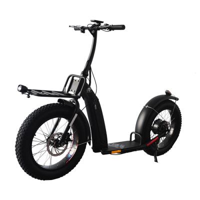 China Unisex Adult High Speed Electric Scooter 500w Rear Motor E-scooter 20*4.0inch Fat Tire E-scooter for sale