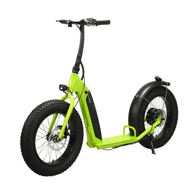 China PVC Europe Market 500w Motor High Speed 20 Inch Fat Tire Escooter for sale
