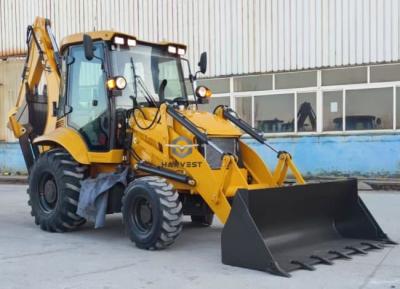 China 4WD Powerful Backhoe Loader SAM388 with Cummins Engine Hot Sale in Jaimaca for sale