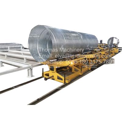 China Factory Customized New Hot Sale Steel Corrugated Culvert Pipe Machine for sale