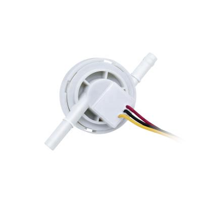 China DC Hall Pulse Magnetic Flow Sensor Mini Water Impeller PBT 3-24V Coffee Maker Coffee Maker Flow Probe 0.2-2.5 L/min For RO Water Dispenser for sale